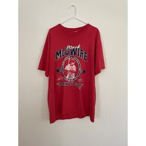 Vintage 90s Mark McGuire St. Louis Cardinals T-shirt Joy Athletic Men's Size 2XL